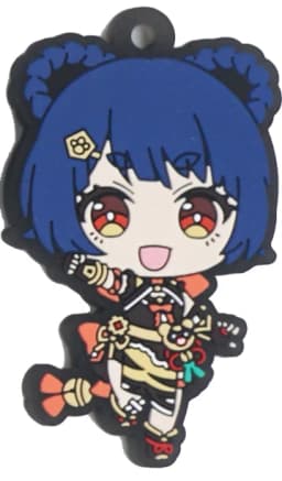 Genshin Impact Game Kaeya Kazuha Diluc Ganyu Ayaka Tartaglia Venti Hu Tao Albedo Bennett Raiden Shogun PVC Strap Keychain
