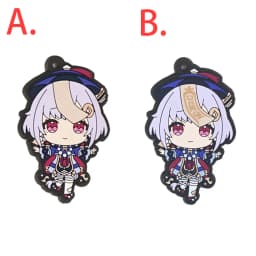 Genshin Impact Game Kaeya Kazuha Diluc Ganyu Ayaka Tartaglia Venti Hu Tao Albedo Bennett Raiden Shogun PVC Strap Keychain