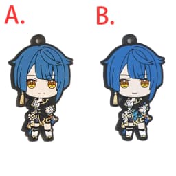 Genshin Impact Game Kaeya Kazuha Diluc Ganyu Ayaka Tartaglia Venti Hu Tao Albedo Bennett Raiden Shogun PVC Strap Keychain