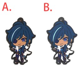 Genshin Impact Game Kaeya Kazuha Diluc Ganyu Ayaka Tartaglia Venti Hu Tao Albedo Bennett Raiden Shogun PVC Strap Keychain