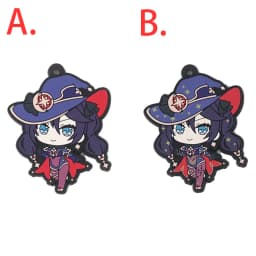 Genshin Impact Game Kaeya Kazuha Diluc Ganyu Ayaka Tartaglia Venti Hu Tao Albedo Bennett Raiden Shogun PVC Strap Keychain