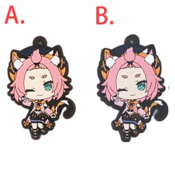 Genshin Impact Game Kaeya Kazuha Diluc Ganyu Ayaka Tartaglia Venti Hu Tao Albedo Bennett Raiden Shogun PVC Strap Keychain