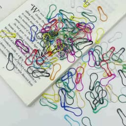 100pcs Mix Safety Pins Metal Gourd Pins Crochet Locking Knitting Cross Stitch Marker Tag Clips Hangtag DIY Sewing Tools Needle