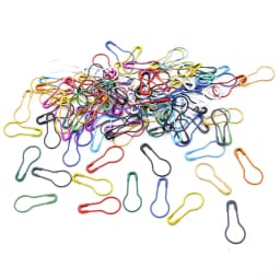 100pcs Mix Safety Pins Metal Gourd Pins Crochet Locking Knitting Cross Stitch Marker Tag Clips Hangtag DIY Sewing Tools Needle