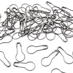 100pcs Mix Safety Pins Metal Gourd Pins Crochet Locking Knitting Cross Stitch Marker Tag Clips Hangtag DIY Sewing Tools Needle