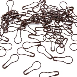 100pcs Mix Safety Pins Metal Gourd Pins Crochet Locking Knitting Cross Stitch Marker Tag Clips Hangtag DIY Sewing Tools Needle