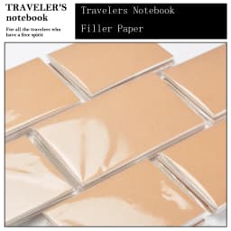 Fromthenon Handmade TN Leather Planner Refill Inserts Replace Inner Core Standard Passport A5 Size Travelers Notebook Journals