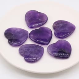 1PC Natural Stone Rose Quartz Heart Chakra Healing Reiki Gem Home Decor DIY Gift Fashion Jewelry Charm Accessories 40mm