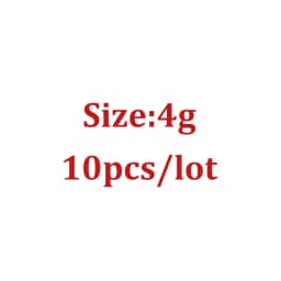 10pcs/lot Fishing Cheburashka Sinker Jig Head Bullet Weights Lead Sinker For Soft Lure Quick Change Fishing Accessories 2g-12g