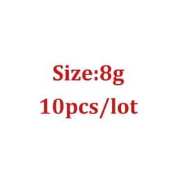 10pcs/lot Fishing Cheburashka Sinker Jig Head Bullet Weights Lead Sinker For Soft Lure Quick Change Fishing Accessories 2g-12g