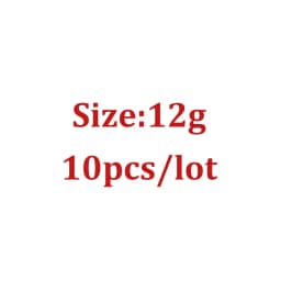 10pcs/lot Fishing Cheburashka Sinker Jig Head Bullet Weights Lead Sinker For Soft Lure Quick Change Fishing Accessories 2g-12g