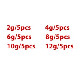 10pcs/lot Fishing Cheburashka Sinker Jig Head Bullet Weights Lead Sinker For Soft Lure Quick Change Fishing Accessories 2g-12g