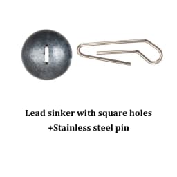 10pcs/lot Fishing Cheburashka Sinker Jig Head Bullet Weights Lead Sinker For Soft Lure Quick Change Fishing Accessories 2g-12g