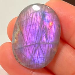 Wholesale Natural Stone Loose Beads Irregular Shape Bead Blue Purple Labradorite Cabochon 2-4Pcs/Lot