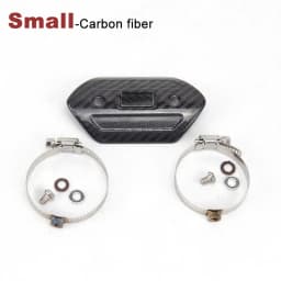 40-63mm Diameter Motorcycle Exhaust Muffler Carbon Fiber Protector Heat Shield Cover Guard Anti-scalding Cover For CB650F Z900