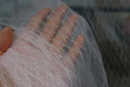 150cm Wide 1meter/lot Thin Tulle Fabric Veil Lace Fabric Material Grid Black White Gold Silver Thread Decoration X1087