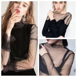 150cm Wide 1meter/lot Thin Tulle Fabric Veil Lace Fabric Material Grid Black White Gold Silver Thread Decoration X1087