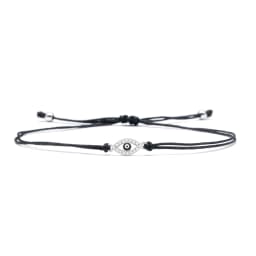 Cubic Zirconia 2021 New Fashion Rope Chain Hollow Out Turkish Evil Eye Women Charm Bracelet Adjustable Couple Bangle Party Gift