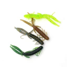 5pcs/lot 75mm 1.8g Jig Shrimp soft bait Silicone Salt smell Fishing lures Soft Wobblers Baits Artificial Bass carp Fishing Pesca