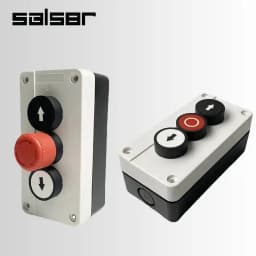 Reset Momentary Waterproof 3 Position Spring Return Push Button Switch Control Station Box Up Down Arrow Stop