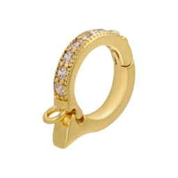 ZHUKOU NEW gold color round hooks for women DIY handmade necklace Jewelry hooks accessories supplies wholesale VK129