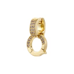 ZHUKOU NEW gold color round hooks for women DIY handmade necklace Jewelry hooks accessories supplies wholesale VK129