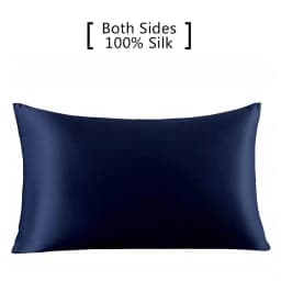 100%Silk Pillowcase Hair Skin, 19 Momme 100% Pure Natural Mulberry Silk Pillowcase Standard Size, Pillow Cases Cover Hidd