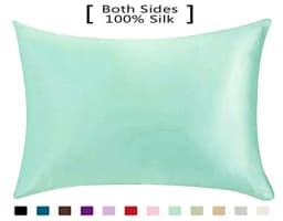 100%Silk Pillowcase Hair Skin, 19 Momme 100% Pure Natural Mulberry Silk Pillowcase Standard Size, Pillow Cases Cover Hidd