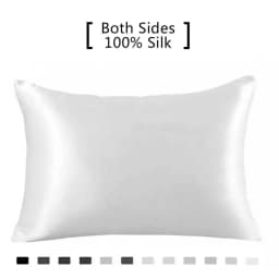 100%Silk Pillowcase Hair Skin, 19 Momme 100% Pure Natural Mulberry Silk Pillowcase Standard Size, Pillow Cases Cover Hidd