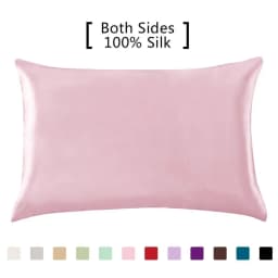 100%Silk Pillowcase Hair Skin, 19 Momme 100% Pure Natural Mulberry Silk Pillowcase Standard Size, Pillow Cases Cover Hidd