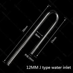 Aquarium glass water inlet and outlet oil removal film water inlet set filter barrel water inlet and outlet pipe holder