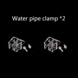Aquarium glass water inlet and outlet oil removal film water inlet set filter barrel water inlet and outlet pipe holder