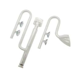 Aquarium glass water inlet and outlet oil removal film water inlet set filter barrel water inlet and outlet pipe holder
