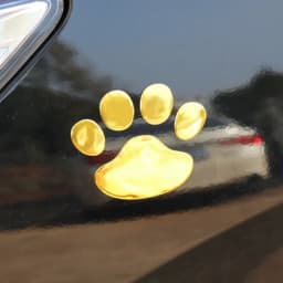 2PCS Auto Accessories Car Sticker Cool Design Paw 3D Animal Dog Cat Footprint Decal Car PVC sticker car decal