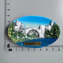 Bosnia and Herzegovina Fridge Magnets Sarajevo Mostar Neretva River BIH Tourist Souvenir Refrigerator Magnets Collection Gifts