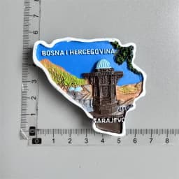 Bosnia and Herzegovina Fridge Magnets Sarajevo Mostar Neretva River BIH Tourist Souvenir Refrigerator Magnets Collection Gifts