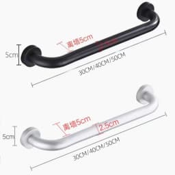 Black/White Barrier-free Handrail Aluminum Bathroom Stair Grab Elderly/Children Bathtub Safety Booster Handle Non-slip Armrest