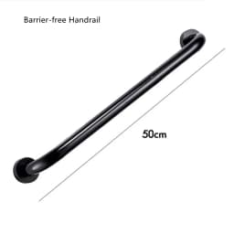 Black/White Barrier-free Handrail Aluminum Bathroom Stair Grab Elderly/Children Bathtub Safety Booster Handle Non-slip Armrest