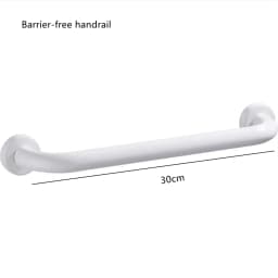 Black/White Barrier-free Handrail Aluminum Bathroom Stair Grab Elderly/Children Bathtub Safety Booster Handle Non-slip Armrest