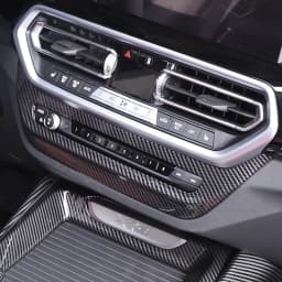 Car Styling For BMW X3 X4 G01 G02 2022 Carbon fiber Stickers Air outlet Conditioning Knob buttons Cover Frame Trim Accessories