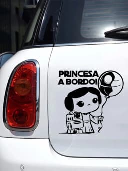 S52411# Spanish Baby on Board Car Stickers Vinyl Decal Motorcycle Decorative Accessories Creative Decor Choose Size Colors