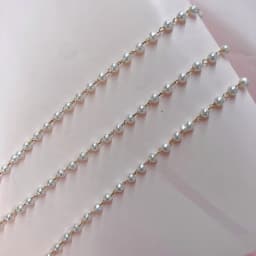 1meter 3-8mm Black Imitation Pearl Beaded Chain DIY Copper Necklace Chains Accessories for Jewelry Making Components Handmade