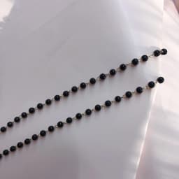 1meter 3-8mm Black Imitation Pearl Beaded Chain DIY Copper Necklace Chains Accessories for Jewelry Making Components Handmade