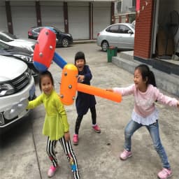 New Pvc Inflatable Knife and Fork Sword Stick Hammer Sword Stick Axe Props Children's Toys Birthday Gift Balloon