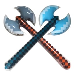 New Pvc Inflatable Knife and Fork Sword Stick Hammer Sword Stick Axe Props Children's Toys Birthday Gift Balloon