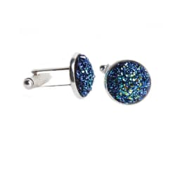 Fashion Man Shirt Cufflinks French Luxury Alloy Cufflink Shirts Button Buckle Simple Round Rhinestones Cuff Nails Gifts for Mens