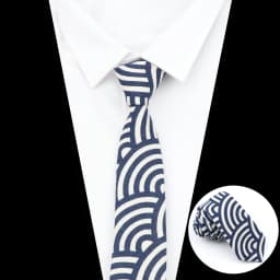 High Quality Cute Linen Cartoon Tie For Men Cat Polar Bear Watermelon Waves Printed Funny Gift Animal Narrow Striped Slim Cravat