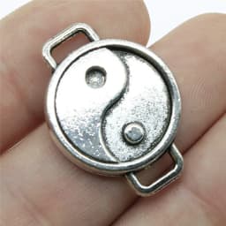 10pcs Enamel Kung Fu Tai Chi Charms Pendants For Necklaces Earrings DIY Making Yin Yang Charms Handmade Jewelry Findings