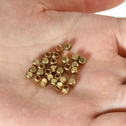 100pcs 1-5mm Brass Cube Square Spacer Beads Loose Charm Bead for DIY Bracelets Necklace Jewelry Making Accessories Wholesale