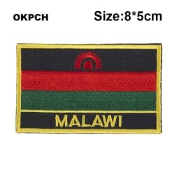 Maldives Flag Embroidery Patches Iron on Saw on Transfer patches Sewing Applications for Clothes in Home&Garden